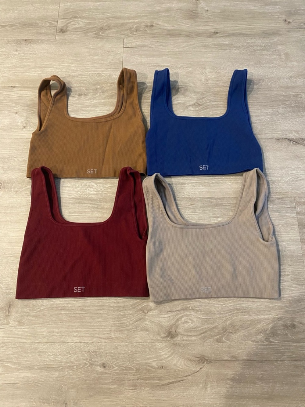 Set Active Sculptflex Box Cut Bra Bundle Size Small